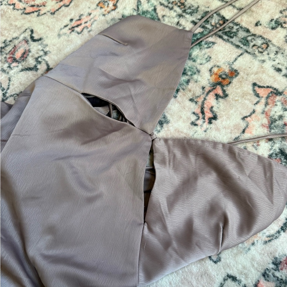 NWT Mauve Silk Maxi Dress (Medium)